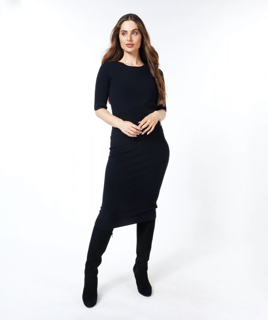 Esqualo Skirt Knitted Mixed Rib