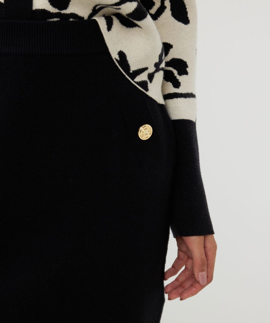 Esqualo Skirt Knitted Short