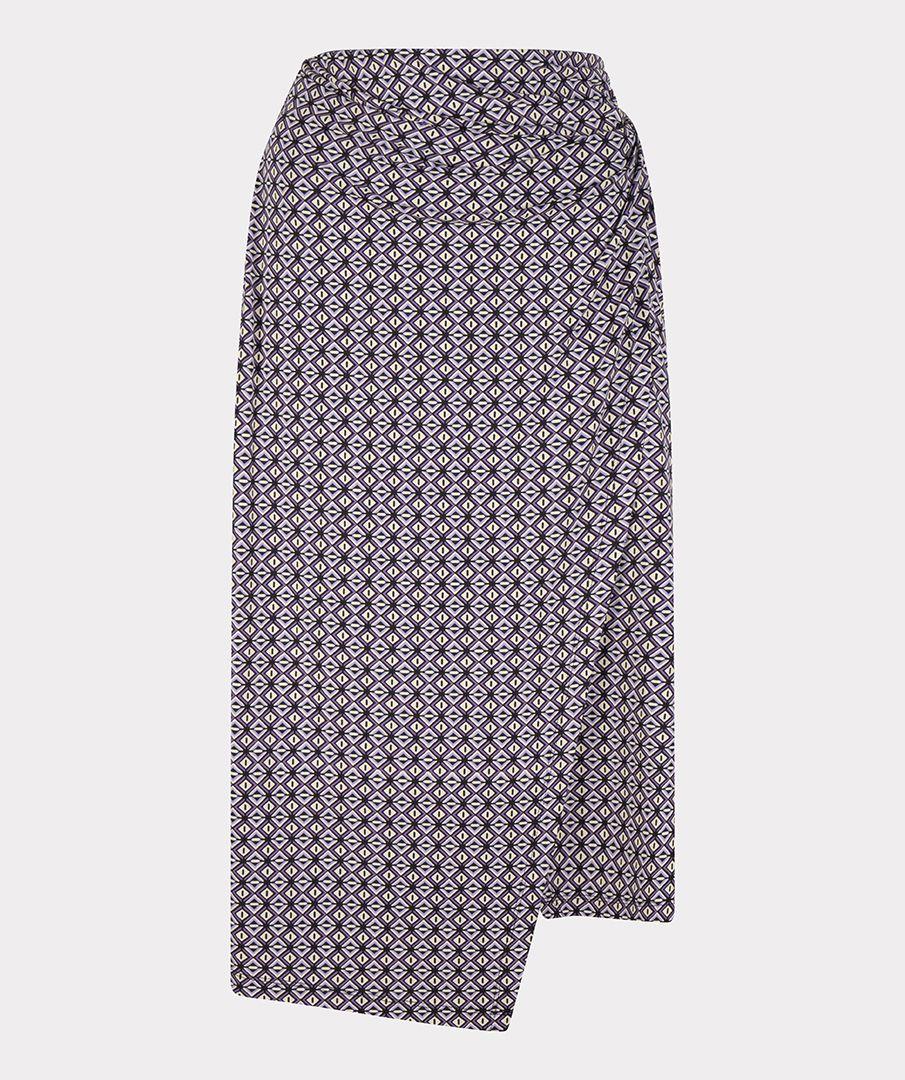 Esqualo Skirt Knot Graphic Earth