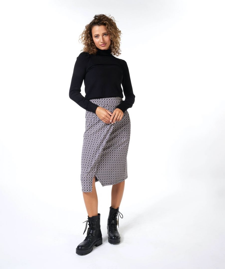 esqualo Skirt knot Graphic Earth