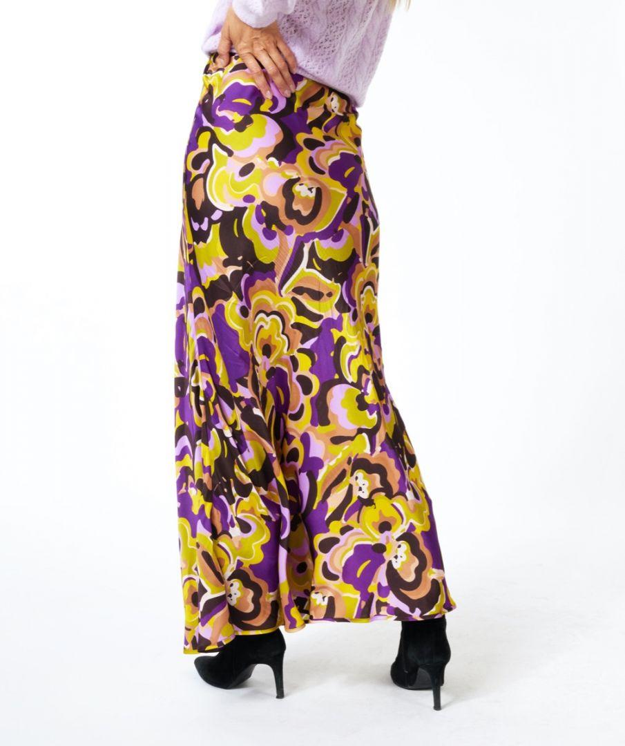 Esqualo Skirt Long Fancy Earth