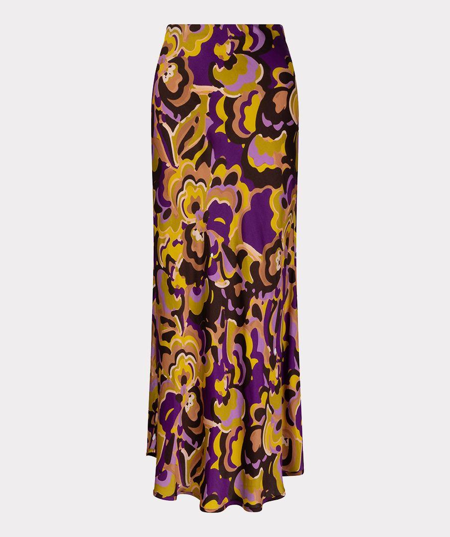 Esqualo Skirt Long Fancy Earth
