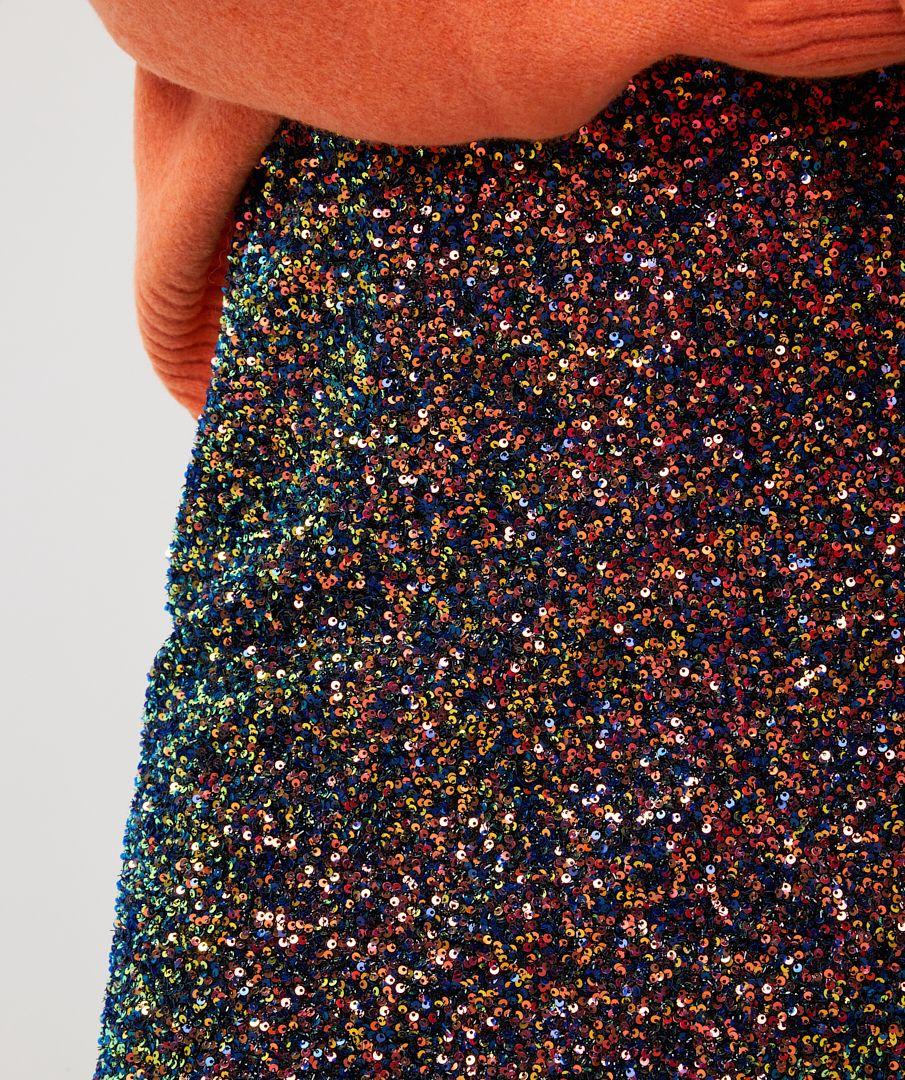 Esqualo Skirt Long Sequins