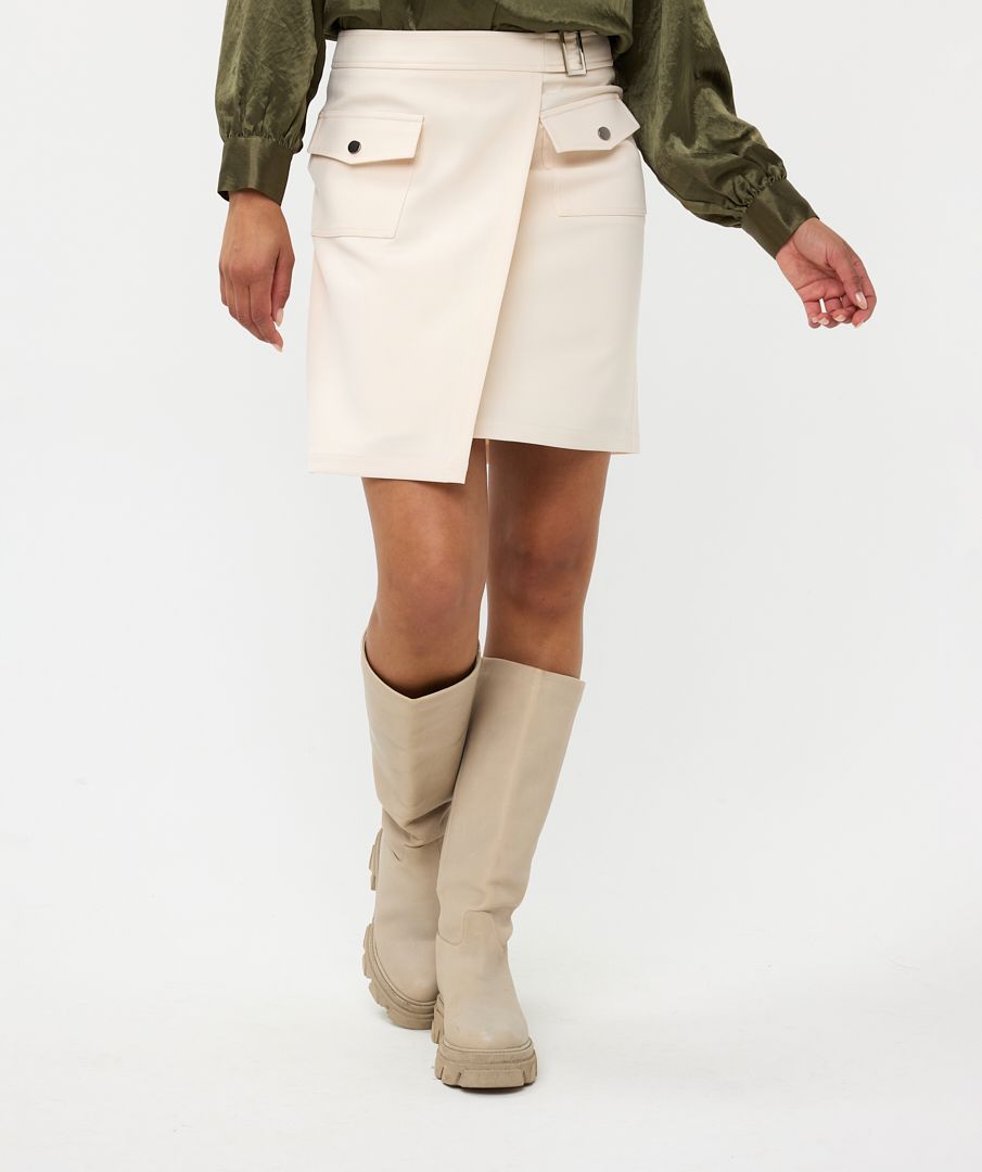 Esqualo Skirt Overlap Pockets City
