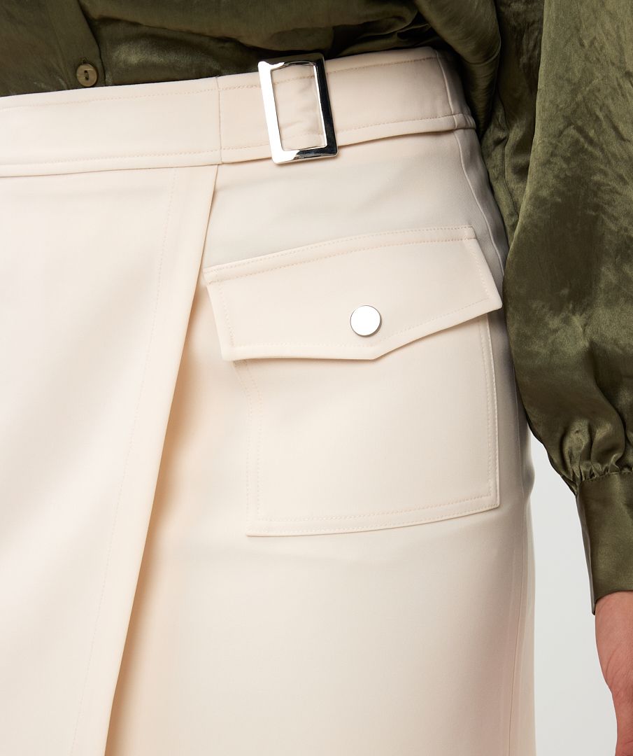 Esqualo Skirt Overlap Pockets City