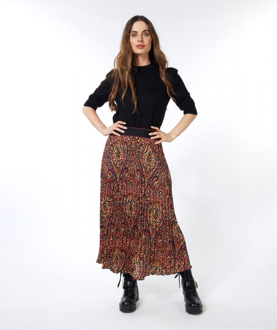 Esqualo Skirt Plisse Sateen Rewilding