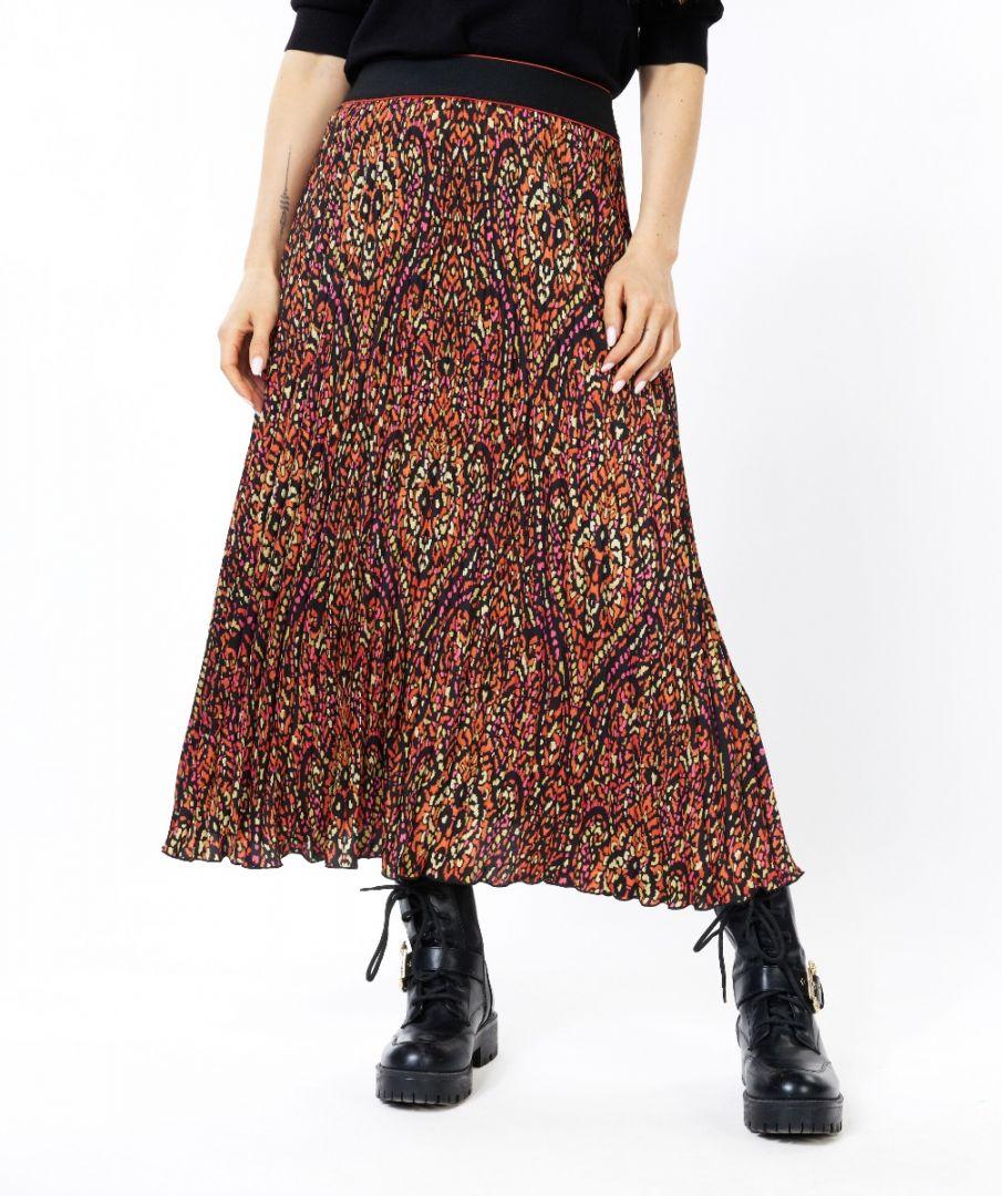 esqualo Skirt plisse sateen Rewilding