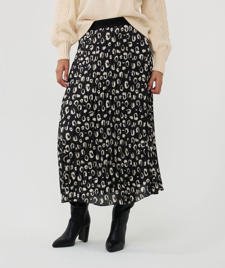 Esqualo Skirt Plisse Satin Wilderness