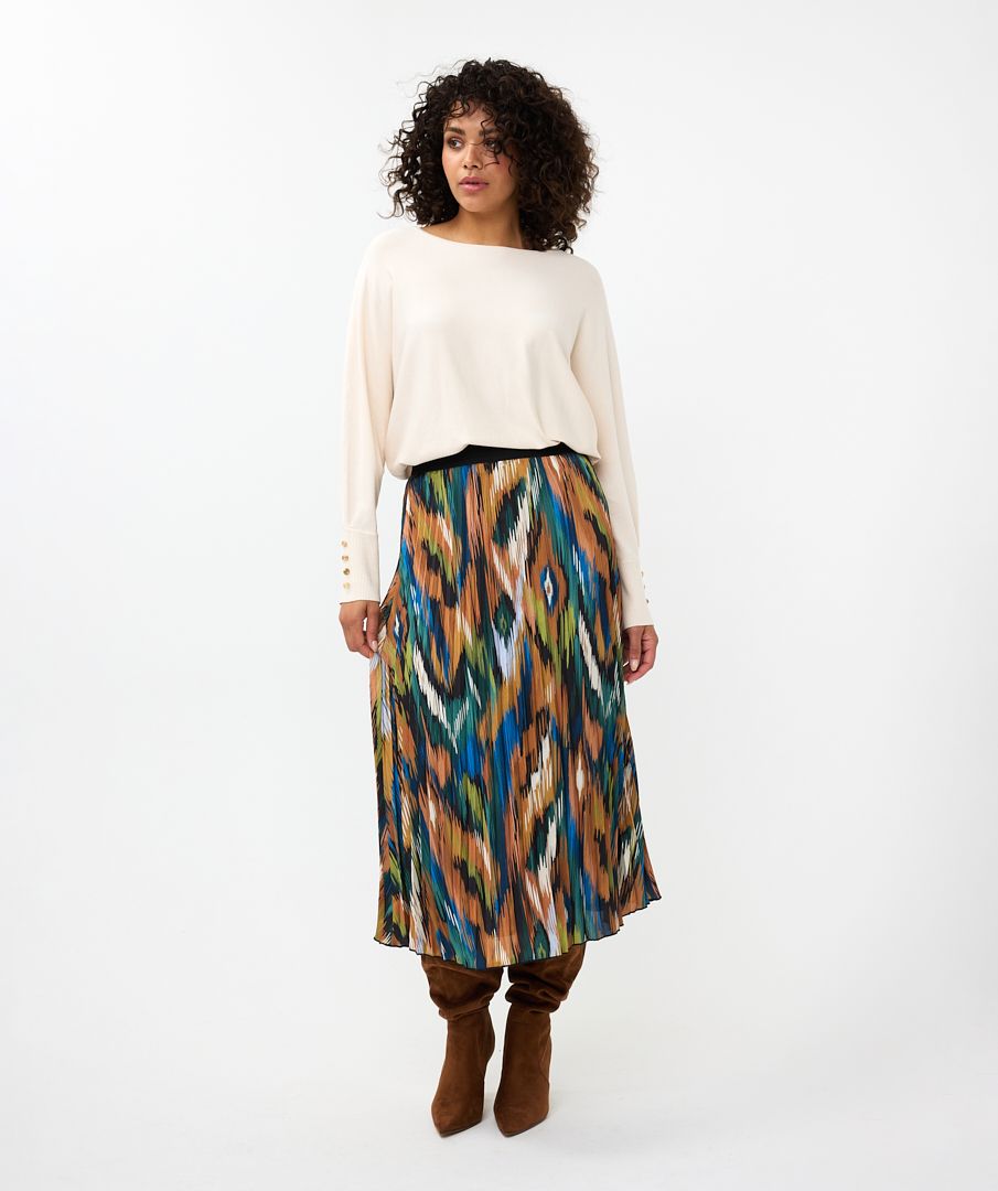 Esqualo Skirt Plisse Universe Lightning