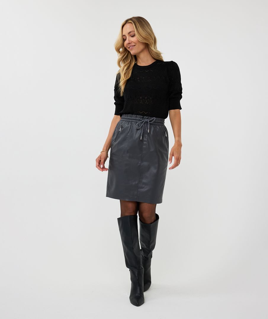 esqualo Skirt sporty vegan leather