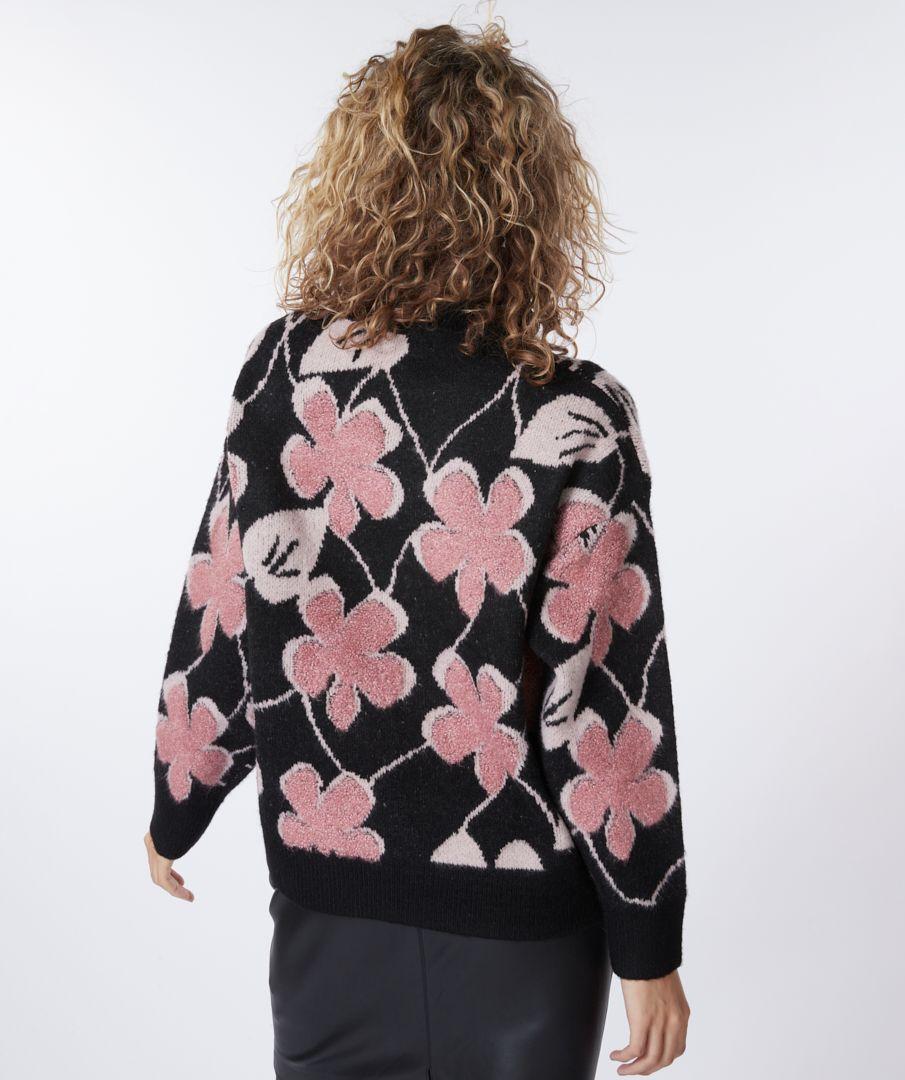 Esqualo Sweater 3D Flowers