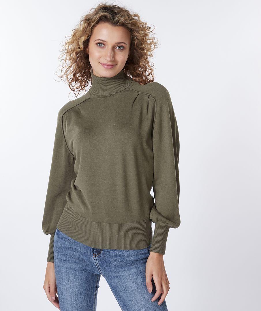 Esqualo Sweater Basic Pleats Col