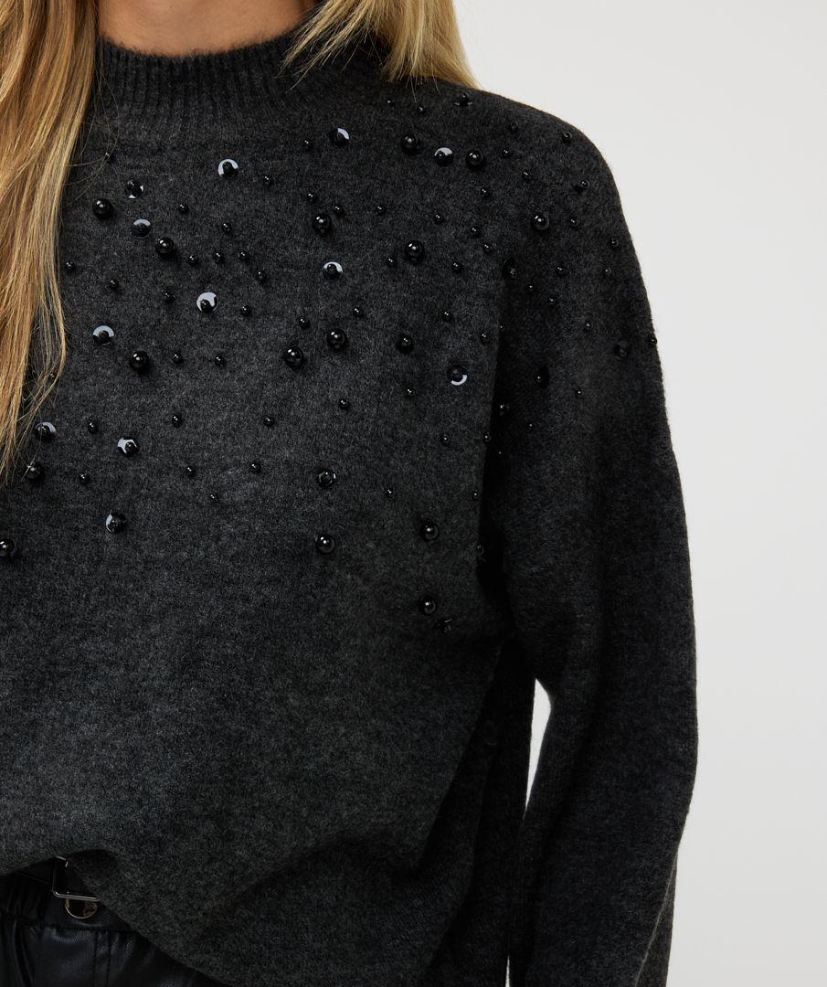 Esqualo Sweater Beading