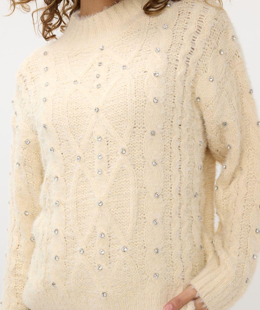 Esqualo Sweater Cable Stones