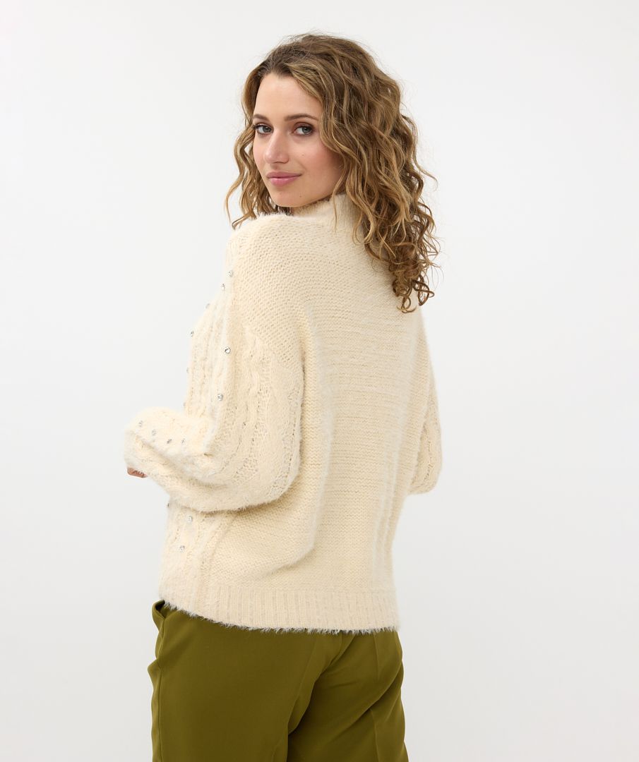 Esqualo Sweater Cable Stones