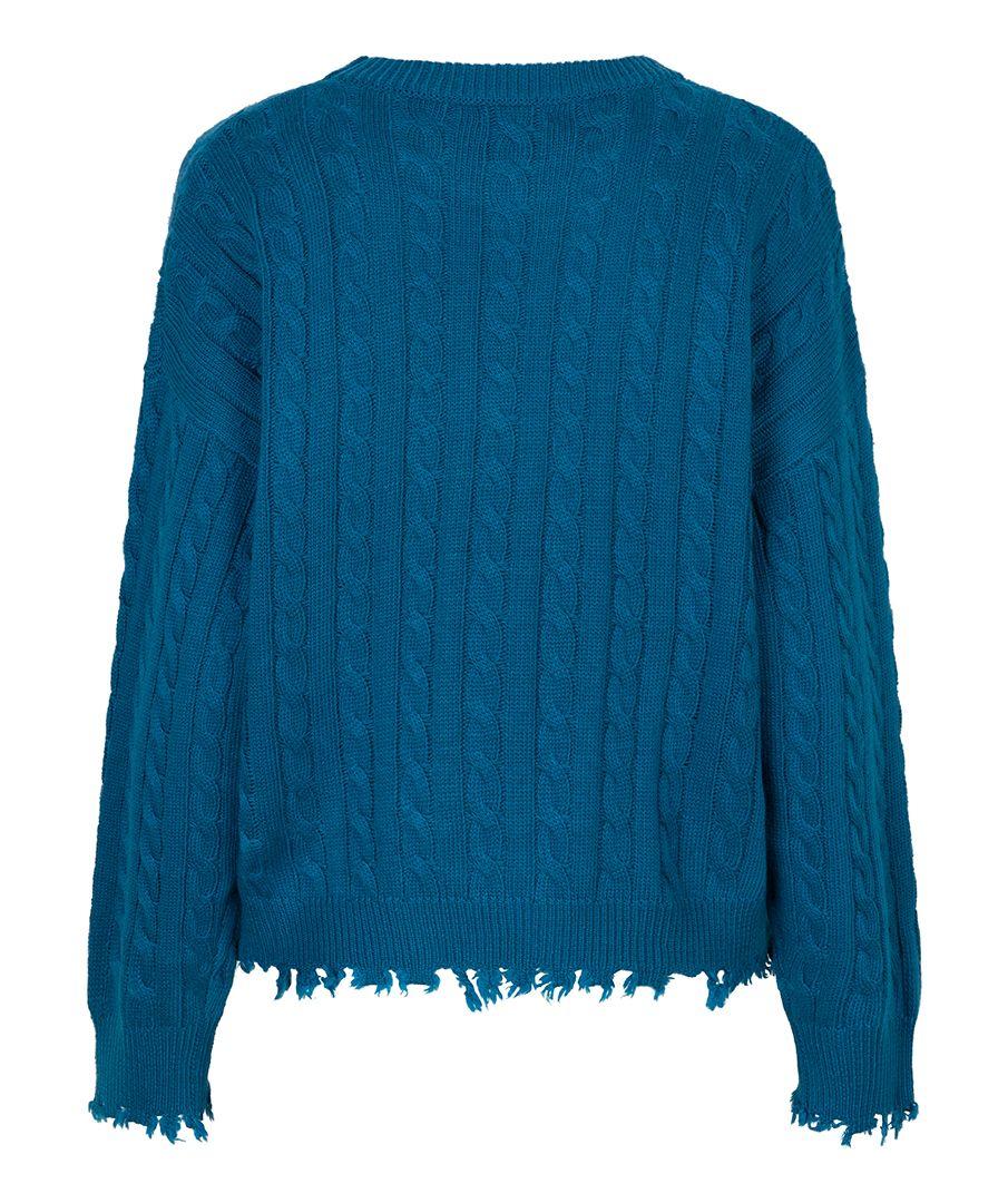 Esqualo Sweater Cables Raw Edge
