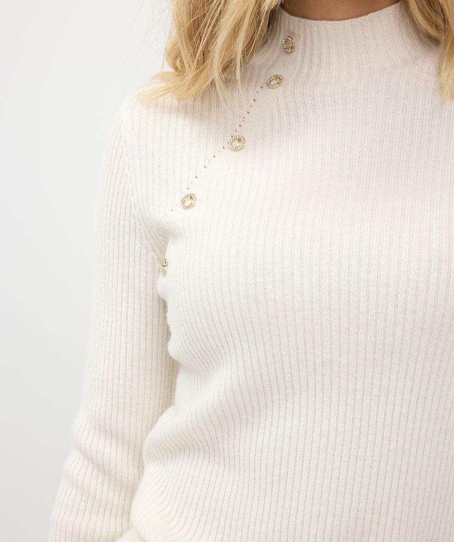Esqualo Sweater Col A-sym Buttons
