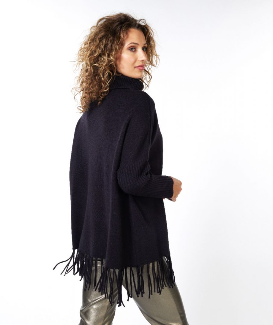 Esqualo Sweater Col Fringes