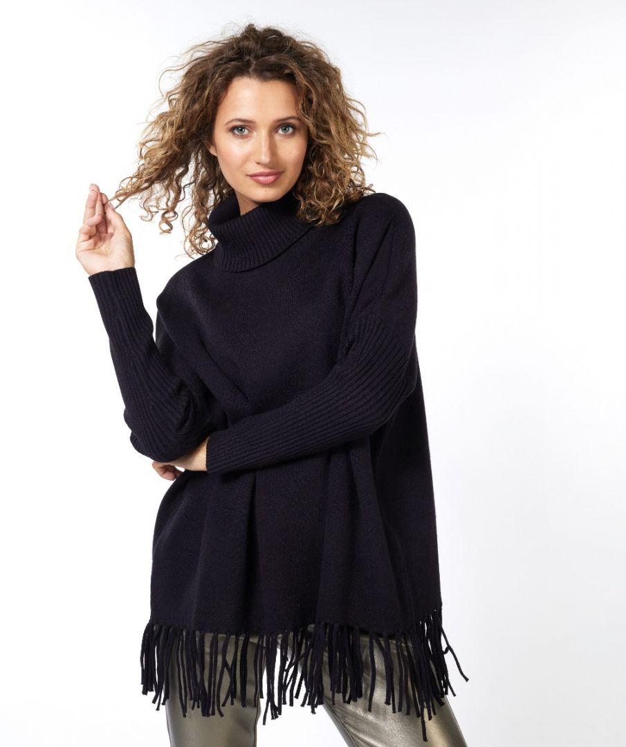 Esqualo Sweater Col Fringes