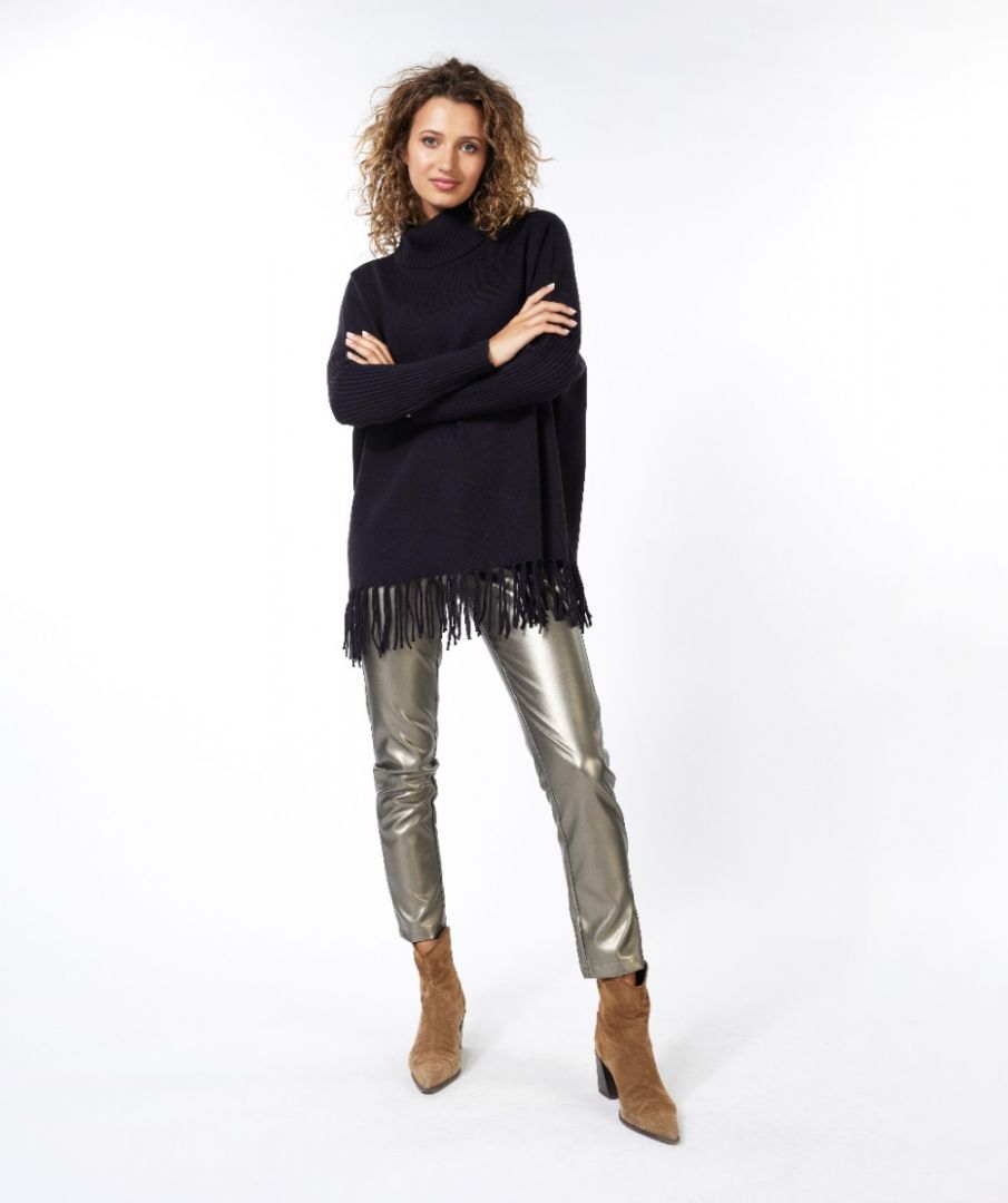 Esqualo Sweater Col Fringes