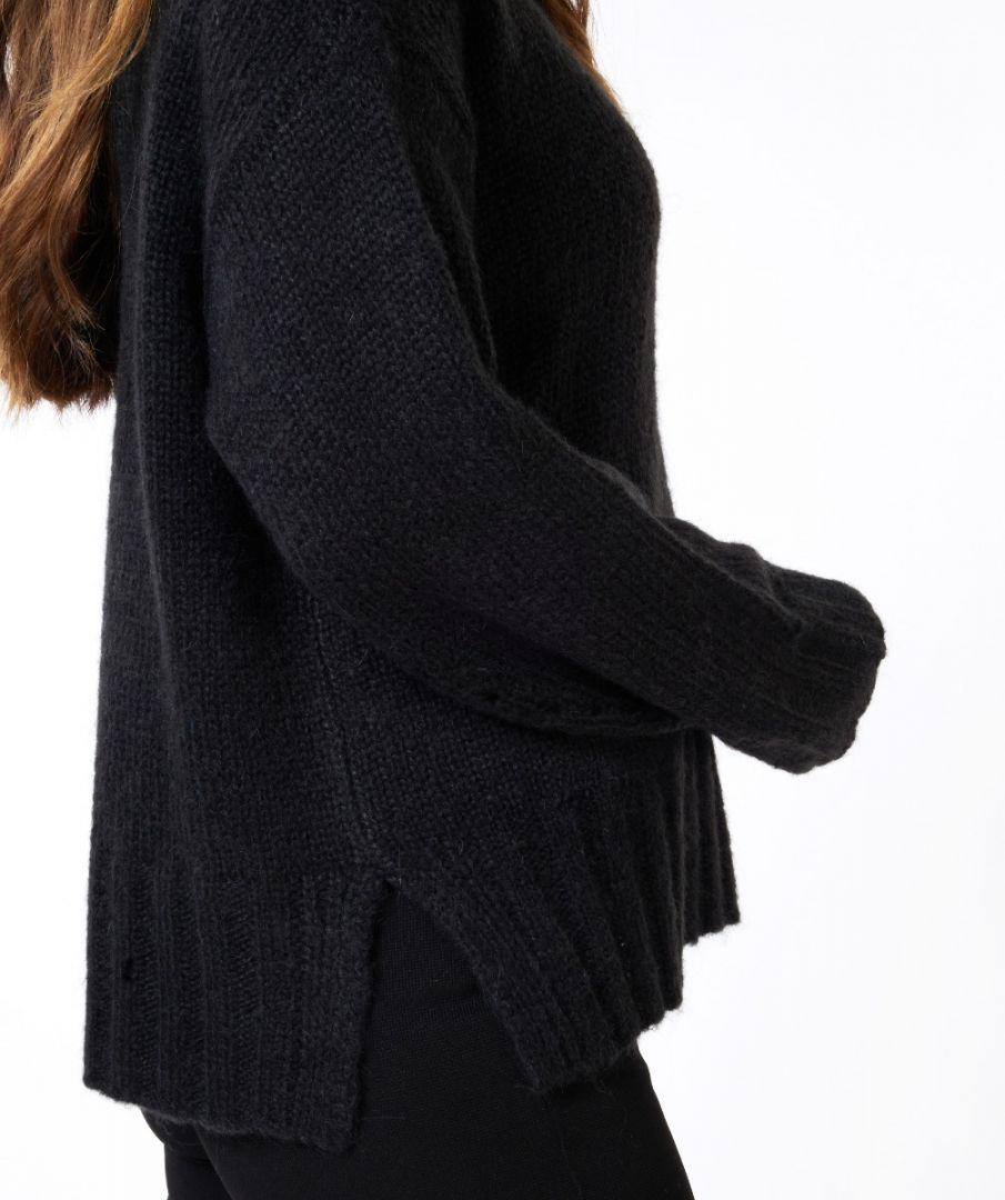 Esqualo Sweater Col High Ribbing
