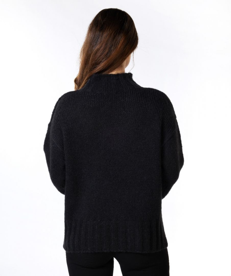 Esqualo Sweater Col High Ribbing