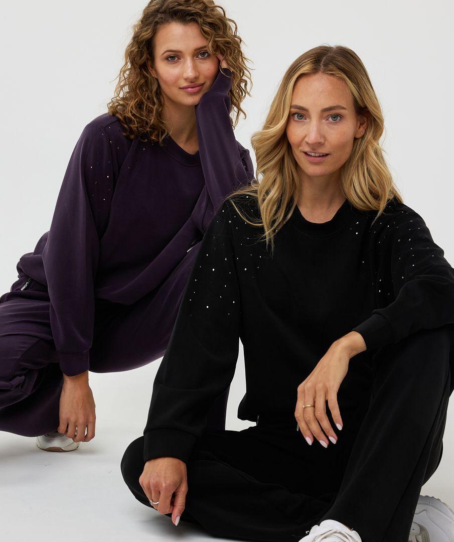 Esqualo Sweater Embellished Modal