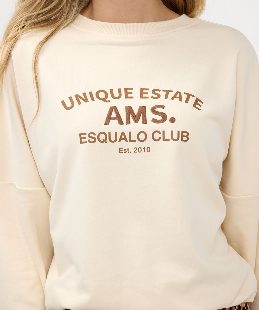 Esqualo Sweater Embroidery “Estate"