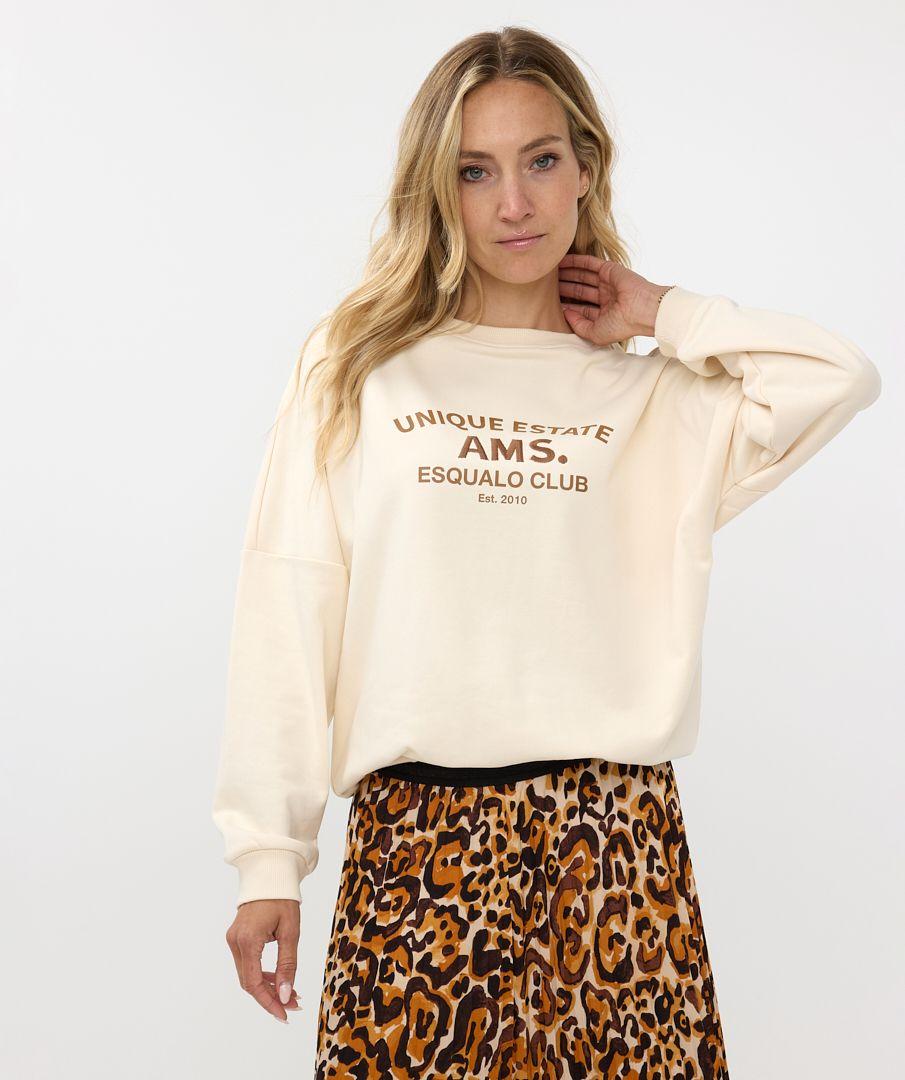 esqualo Sweater embroidery “Estate"