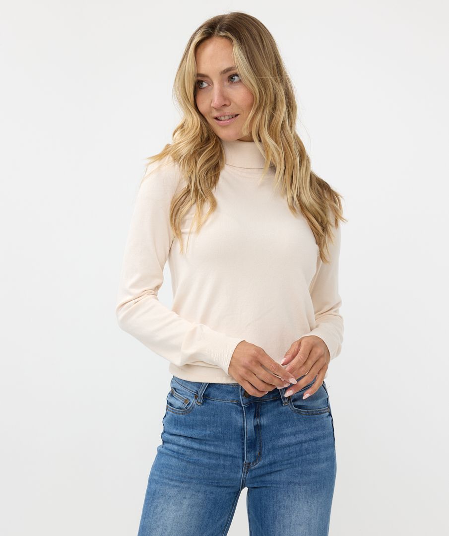 Esqualo Sweater Fancy Detail Shldr Basic Knit