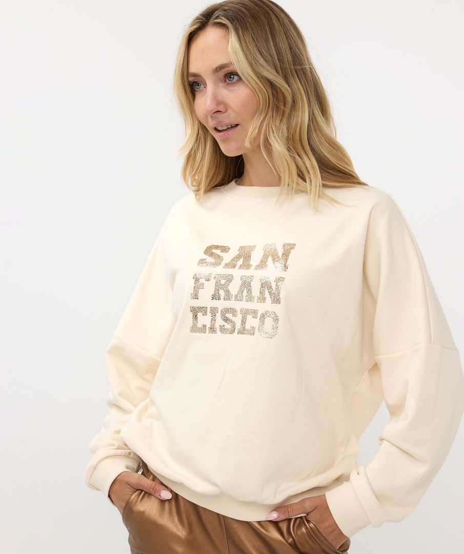 Esqualo Sweater Fancy Foil Print