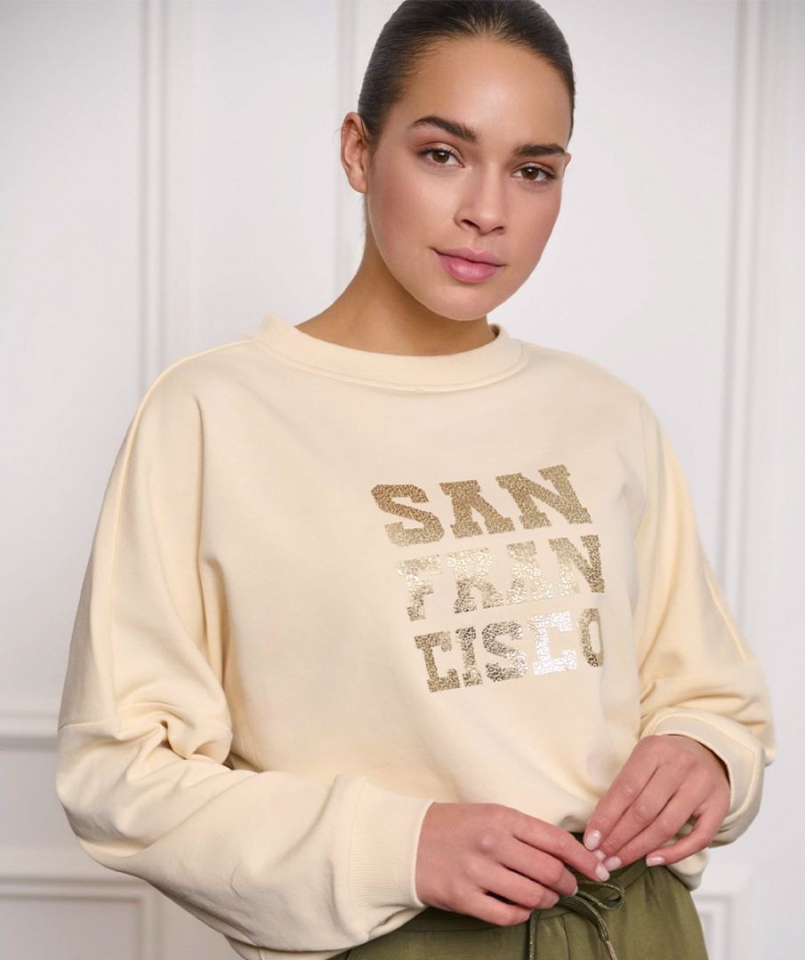 esqualo Sweater fancy foil print