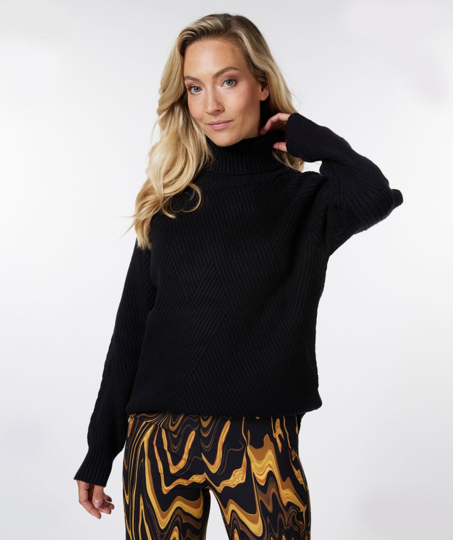 esqualo Sweater fancy knit