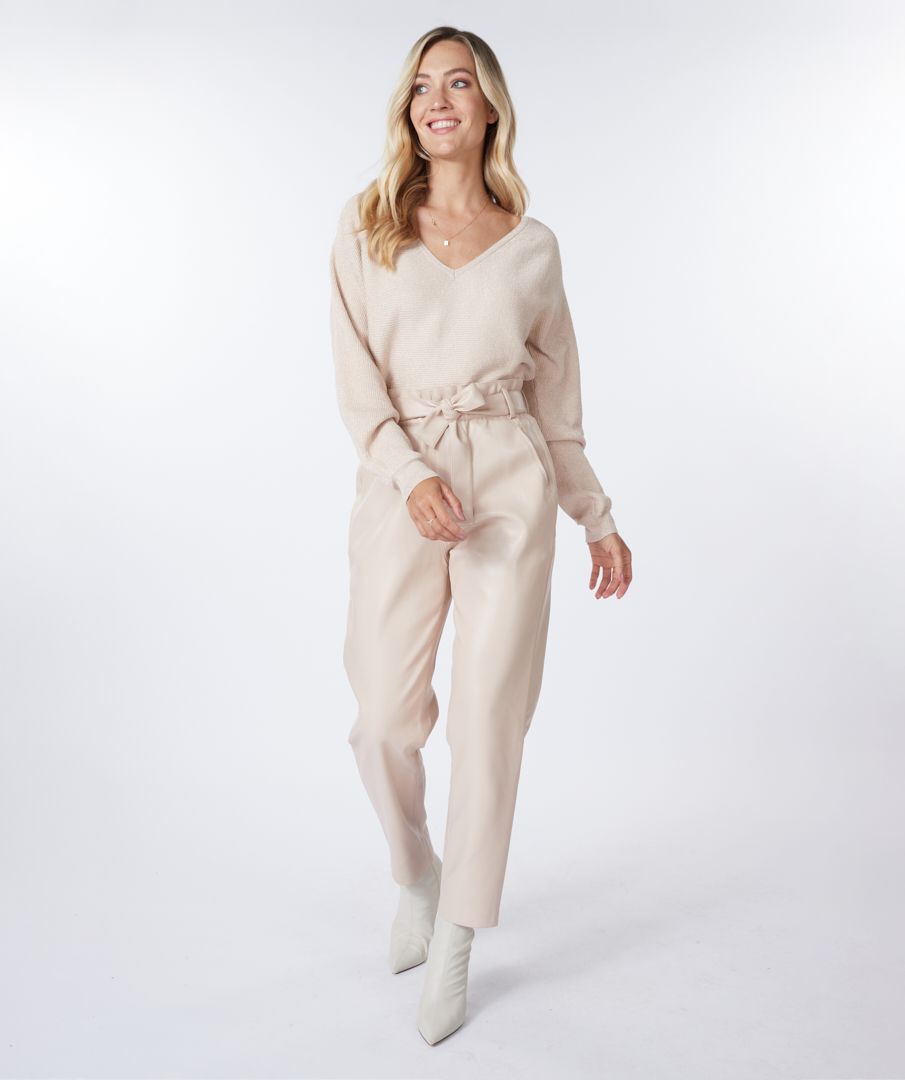 Esqualo Sweater Lurex Bat Sleeve