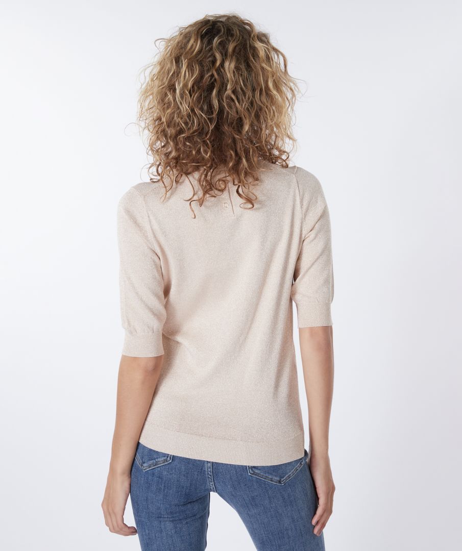 Esqualo Sweater Lurex CB Button