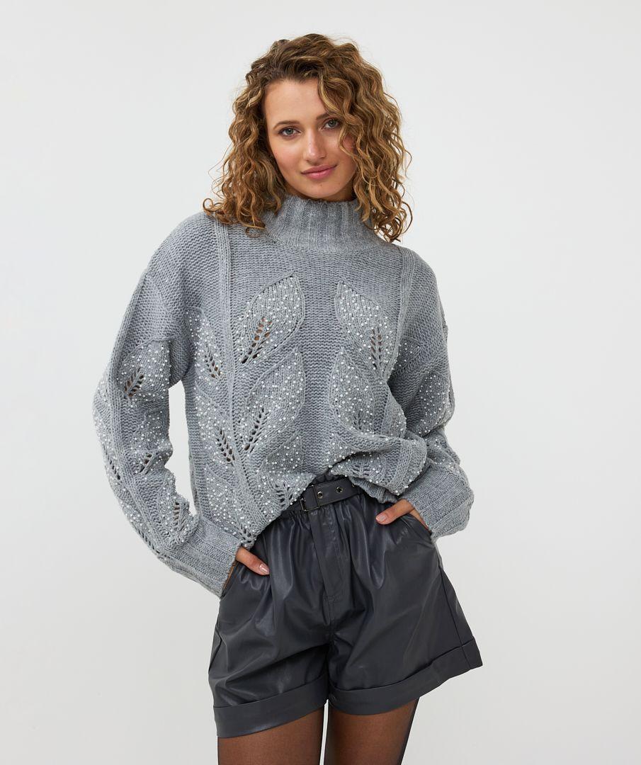 Esqualo Sweater Melange Col Pearl