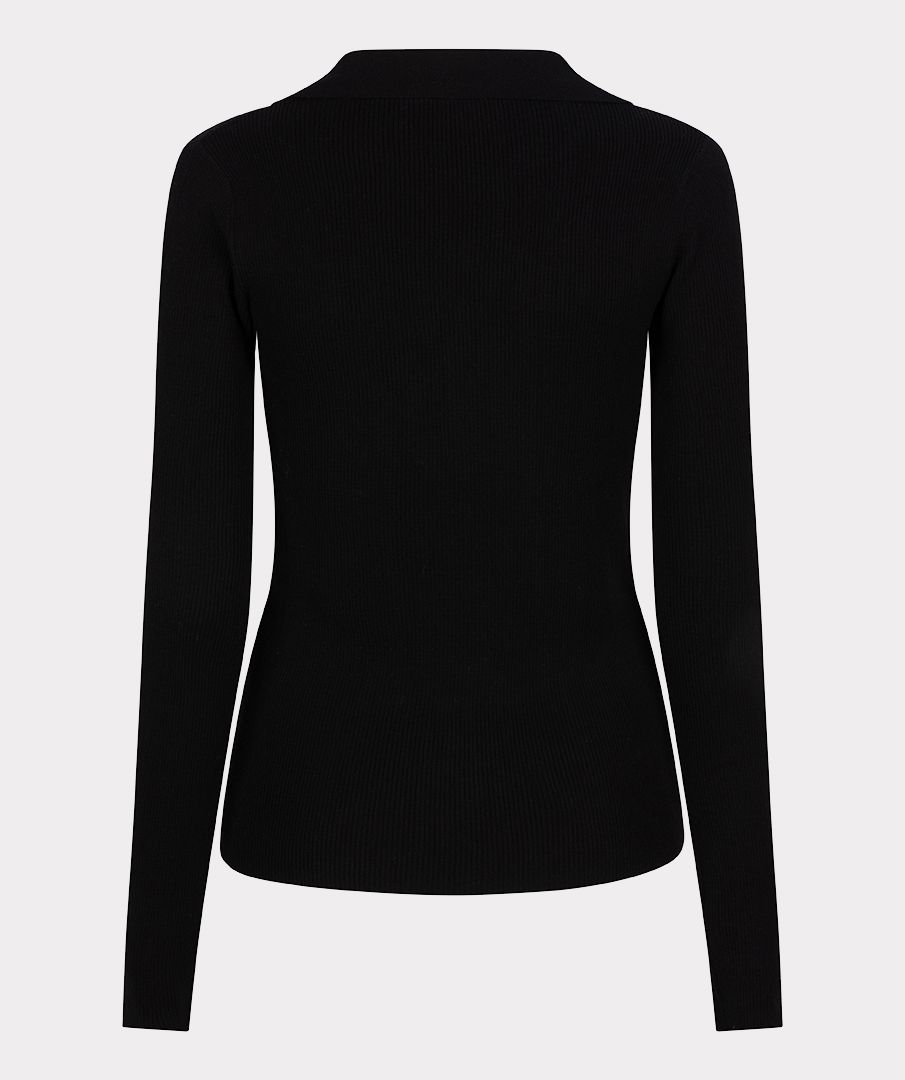 Esqualo Sweater Polo Collar Long Slve