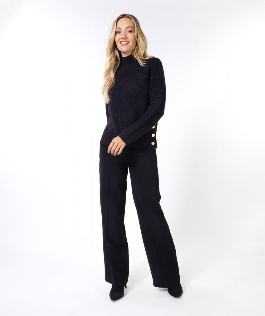 Esqualo Sweater Raglan Snap Button