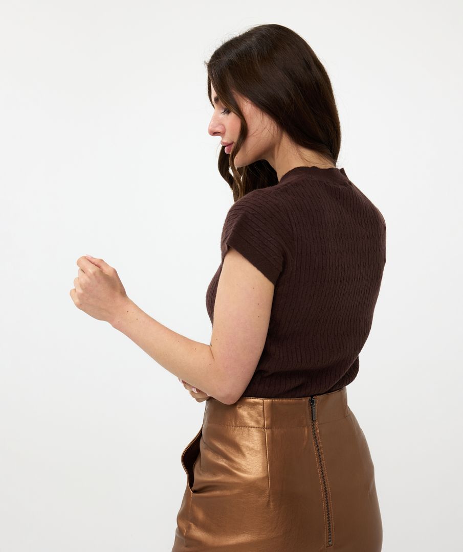 Esqualo Sweater S/slve Elastic Waist