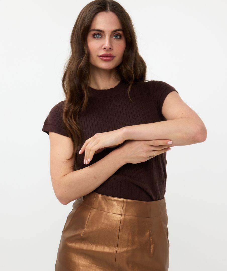 esqualo Sweater s/slve elastic waist