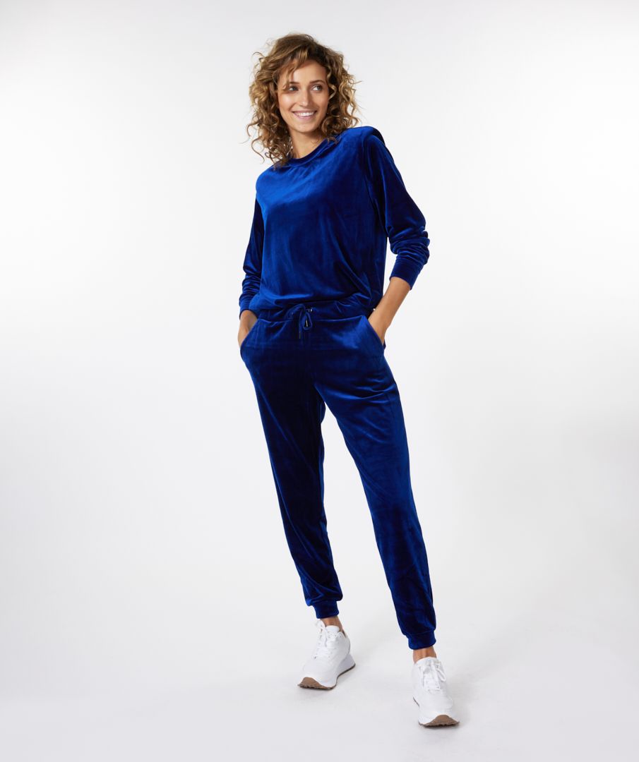 Esqualo Sweater Shoulder Details Velours