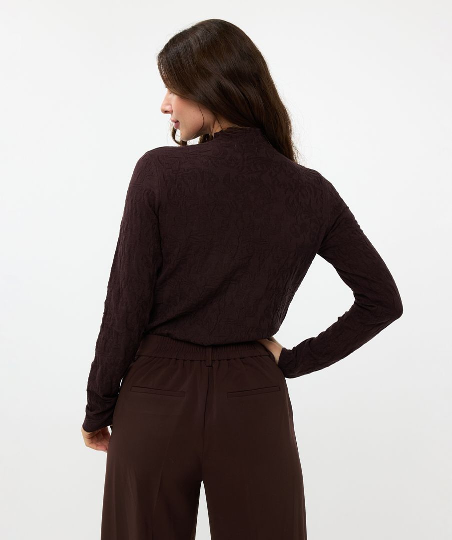 Esqualo Sweater Solid Jacquard
