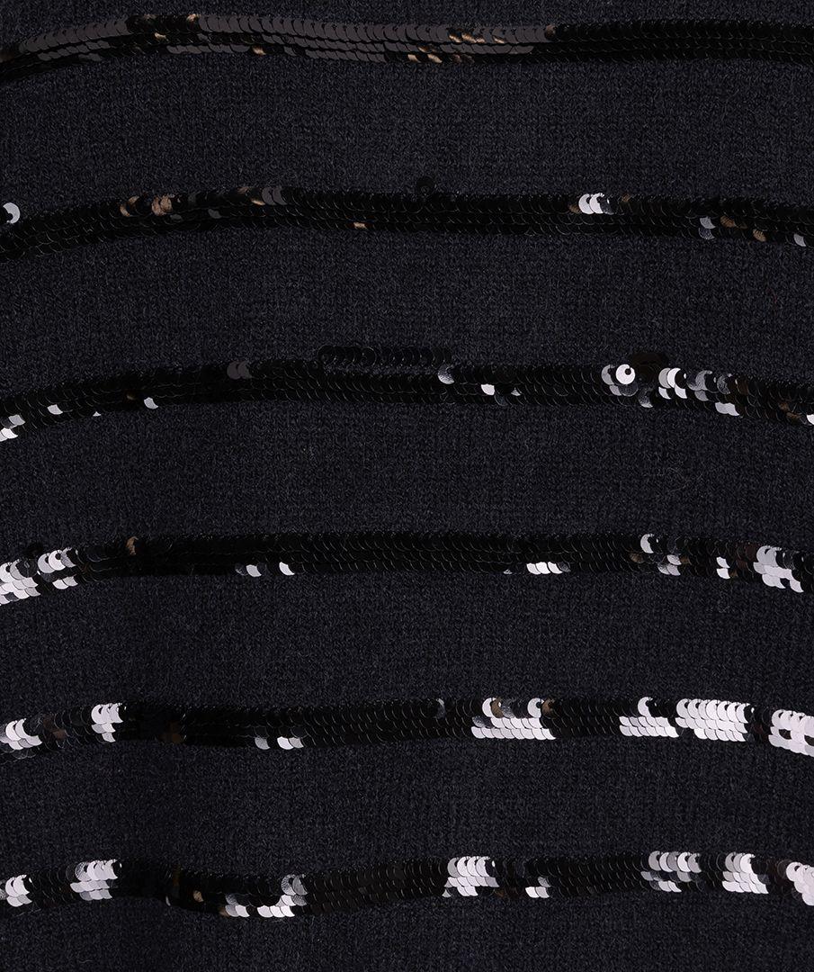 Esqualo Sweater Striped Sequins