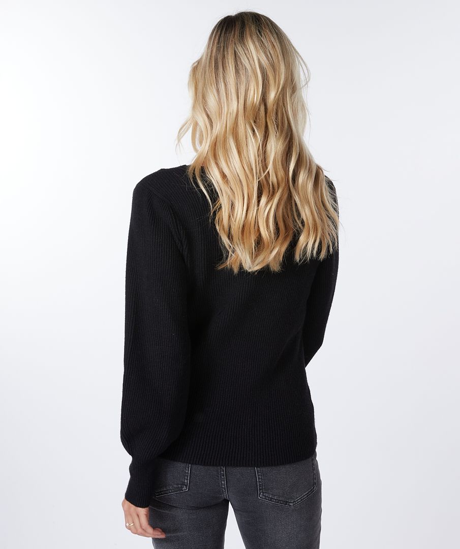 Esqualo Sweater V-neck High Cuff