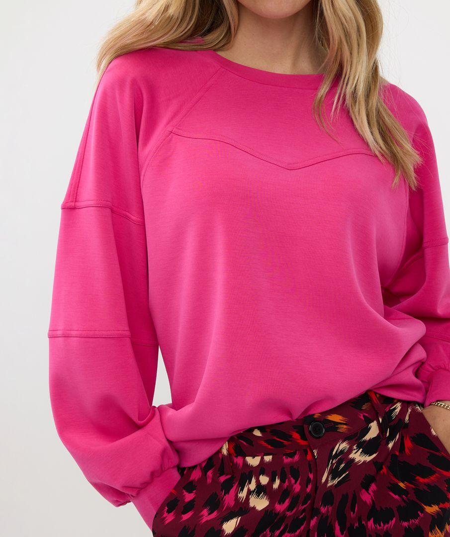 Esqualo Sweater “V” Seams Modal