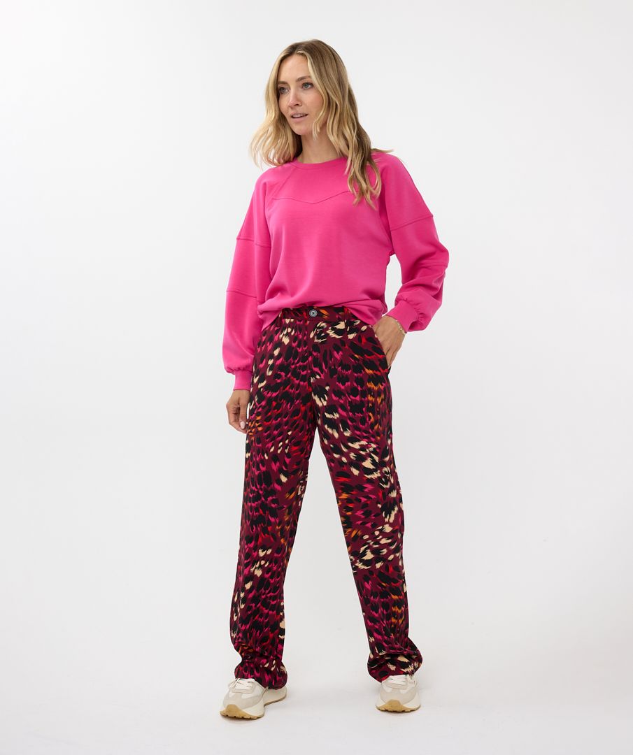 Esqualo Sweater “V” Seams Modal