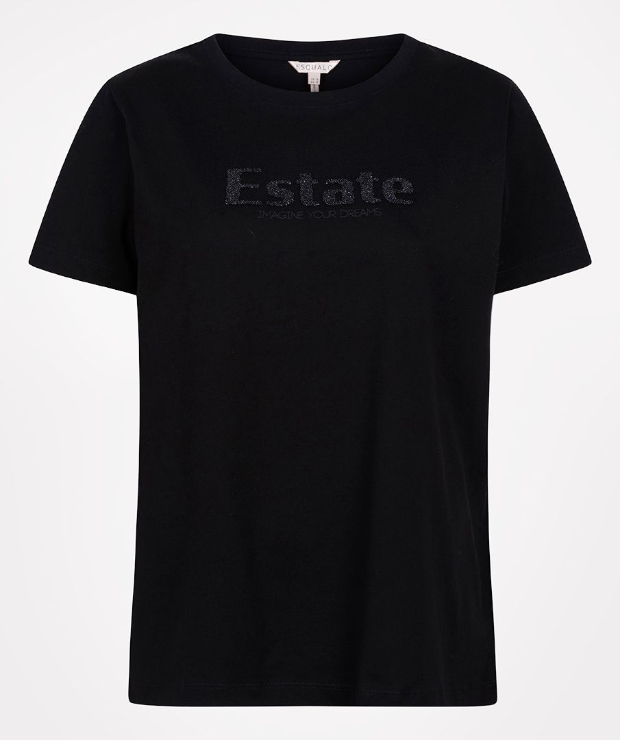 esqualo T-shirt caviar “Estate"
