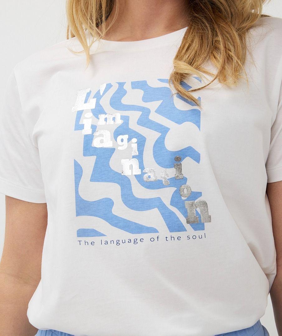 Esqualo T-shirt Foil Print