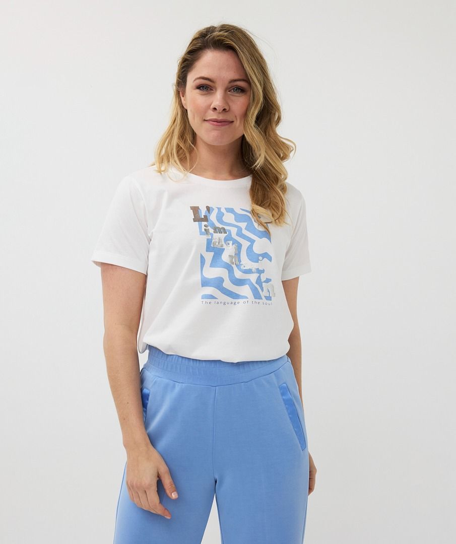 esqualo T-shirt foil print