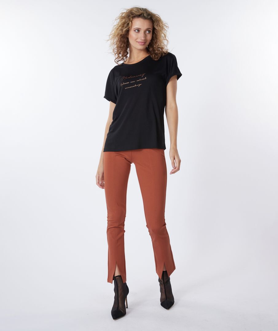 Esqualo T-shirt Modal Print "Hideaway"